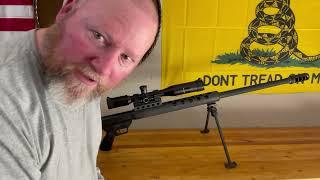 SERBU BFG-50 BMG  UNBOXING with scope mounting!!!