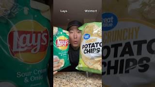 Walmart vs Lays Potato Chips 