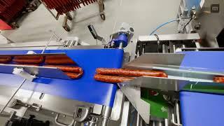 MULTIVAC W 500 Flowpacker Solution for Packaging Sausages