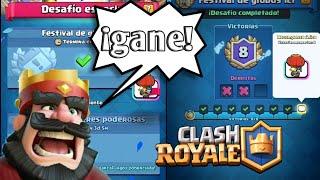 Ganando el evento de festival de globos 1c1 en Clash royale