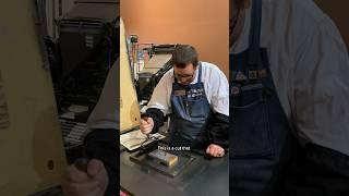 Printing a large photo engraving of a ferret for National Ferret Day (April 2)