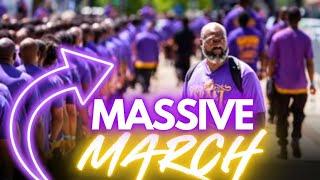 MASSIVE MARCH. Hebrew Israelites. Springfield Ohio. PROTEST.