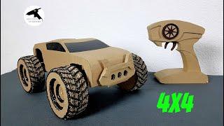 Как сделать машинку на пульте из картона? / How to make a car out of cardboard?