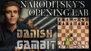 DEMOLISH the Danish Gambit with 3 Moves!? | GM Naroditsky's Opening Lab