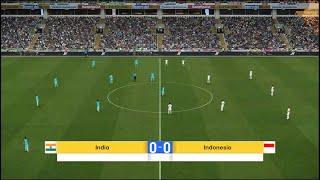 India vs Indonesia | Friendly match | PES 2021 | PC Gameplay | 4K