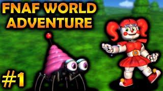 SISTER LOCATION IN FNAF WORLD - FNAF World: Adventure (Part 1)