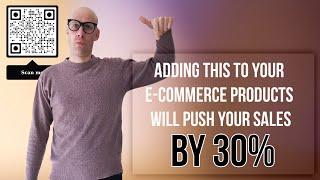 How to GROW and INCREASE your e-commerce product SALES by 30% or more with QR codes in 2025