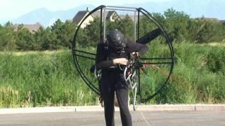 World's Easiest Paramotor/Powered Paraglider/Paragliding Equipment 2009