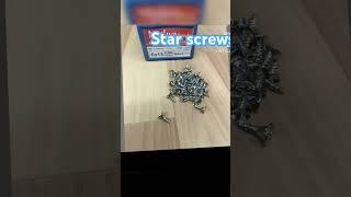 Star screws #drywall and #chip board screws#doorfitting#handles #cabinetmaking#furniturework