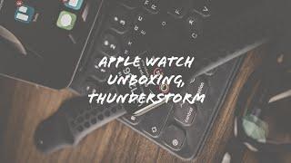 Apple Watch Unboxing Nike Edition, Relaxing Rain Sounds.