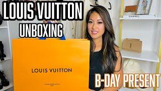 LOUIS VUITTON UNBOXING - B-DAY PRESENT