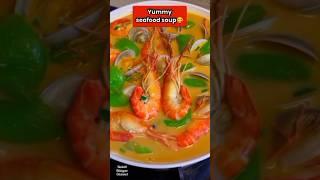 Cooking seafood soup #soup #seafood #seafoodsoup #seafoodrecipes
