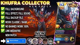 Script Skin Khufra Collector - Volcanic Overlord No Password | Full Effect Voice | Patch Terbaru