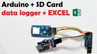 Arduino SD card data logger Excel