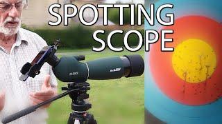 Review of SVBONY SV28 25-75x70mm Spotting Scope Archery Telescope