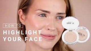 How to Highlight │ Highlighter Fjällsippa │ IDUN Minerals