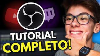  Como CONFIGURAR OBS STUDIO do ZERO! - PARA LIVES & VÍDEOS