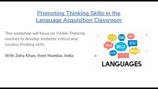 Visible Thinking in Language Acquisition Zoha 9th May