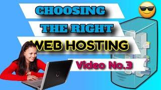 Web Hosting Plans, Deciding Web Hosting, Check Data Storage and Bandwidth limits. Video 3