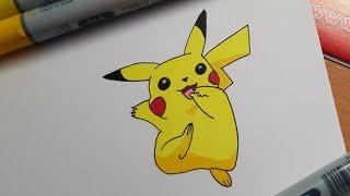 Pikachu Pokemon Drawing #Shorts #pokemon #pikachu