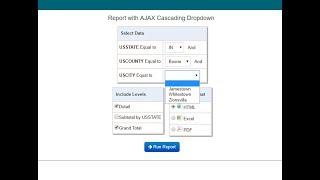 Multi-Value AJAX Cascading Dropdowns