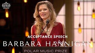 Barbara Hannigan Acceptance Speech (Polar Music Prize 2025)