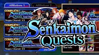 FULL CLEAR !! NEW SENKAIMON AFFILIATION TOWER 1 !! - Bleach Brave Souls