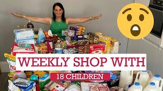 HUGE Grocery Haul For 18 Kids!  | The Radford Family