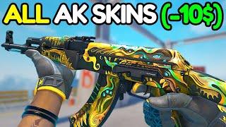 ALL Budget AK-47 Skins in CS2 For Under $10 (CHEAP AK SKINS 2024)