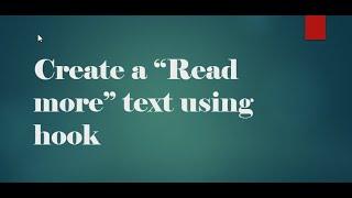 Create a "Read More" using Hook in Next JS