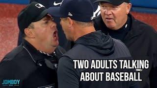 Boone wants the ump to make an adjustment, a breakdown