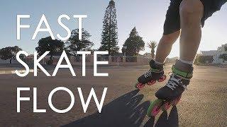 FAST INLINE SKATE FLOW WITH 125MM POWERSLIDE KAZE TRISKATES TO THE BEACH ON FATHERS DAY // VLOG 105