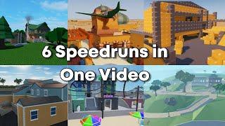 6 Speedruns in 1 Video