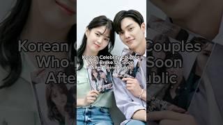 Korean Celebrity Couples Who Broke Up Soon After Going Public