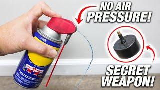 STOP Throwing Away Aerosol Spray Cans With No AIR! How To Recharge, Save And Fix It! DIY