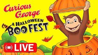  LIVE Curious George Full Episodes | George's Halloween Boo Fest! | Kids Cartoon | Videos for Kids