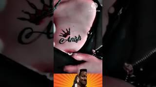 #tattoo #shorts #shortsyoutube  #shortvideo #xmlfile #viral #love top status anushka bozz nyjha 2.0