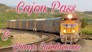 [HD] Railfanning the Cajon and Yuma Subdivions in Southern California!