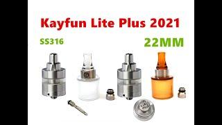 SS316 Kayfun lite plus 2021 22MM 2ML RTA Tank Atomizer by Wejoytech