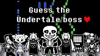 Guess The Undertale Boss on Piano! (Piano Quiz)