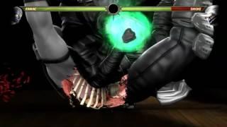 Mortal Kombat 9 Ermac комбо урок