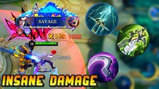 SAVAGE! INSANE DAMAGE WITH THIS LEOMORD BUILD! - Top Global Leomord - Avory | MLBB