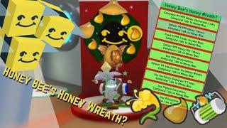 Completing Honey Bee's Honey Wreath!!! (Bee Swarm Simulator)