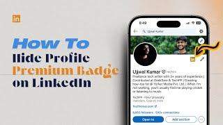 How to Hide Profile Premium Badge on LinkedIn