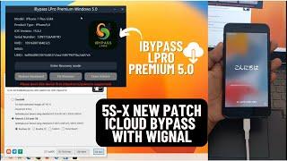 iPhone 5S to X New Patch iCloud Bypass with signal iOS 17 | iBypass LPro Premium 5.0 Windows | A2GSM