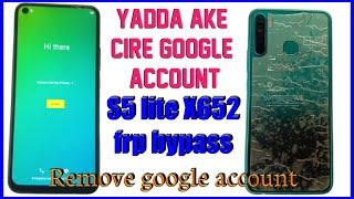 INFINIX S5 Lite X652 FRP BYPASS || yadda ake cire Google GOOGLE ACCOUNT Infinix S5