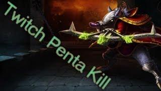 Best Twitch PentaKill Ever! 1v5 - League of Legends Season 3