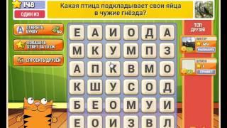 Игра Кот Словоплёт Одноклассники как пройти 146, 147, 148, 149, 150 уровень?