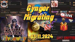 Special Broadcast: Gynger is Migrating to Us Special Live Stream Giveaway -Last Shelter Survival