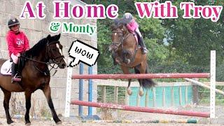 Jumping With Ivy at Home ft Troy & Monty